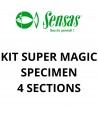 SENSAS TOPSET SUPER MAGIC SPECIMEN 4 DELEN SENSAS