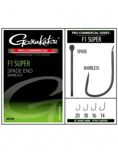 GAMAKATSU HAMEÇON PRO COMMERCIAL F1 SUPER SPADE BARBLESS GAMAKATSU