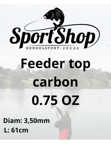 SPORTSHOP FEEDER TOP CARBON 3,50MM SPORTSHOP