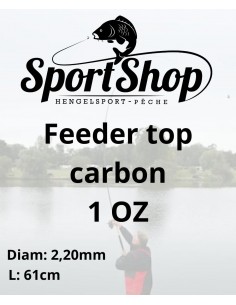 SPORTSHOP FEEDER TOP CARBON 2,20MM SPORTSHOP 2