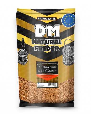 SONUBAITS AMORÇE DM NATURAL FEEDER HEMP & CORIANDER 1KG