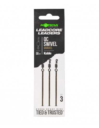 KORDA KABLE LEADCORE QC SWIVEL 50CM...