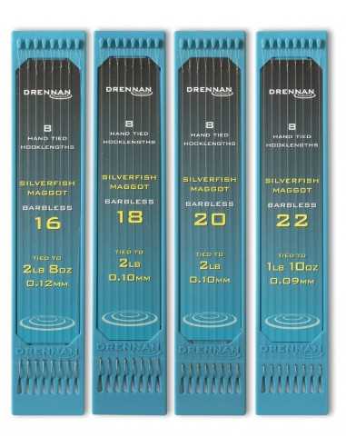 DRENNAN ONDERLIJN SILVERFISH MAGGOT 15CM BARBLESS DRENNAN DRENNAN ONDERLIJN SILVERFISH MAGGOT 15CM BARBLESS DRENNAN