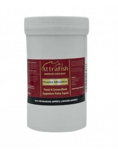 ATTRAFISH POWDER ATTRACTION PASTE & GROUNDBAIT APPETIZER FISHY SQUID 150GR