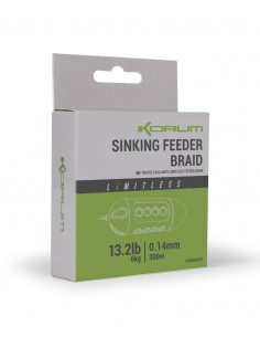 KORUM GEVLOCHTE SINKING FEEDER BRAID 300M KORUM