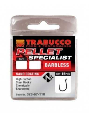TRABUCCO HAMEÇON WIDE GAPE PELLET BARBLESS TRABUCCO