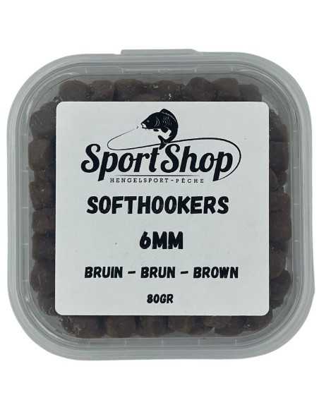 SPORTSHOP PELLETS D'ESCHAGES SOFTHOOKERS BRUN 80GR