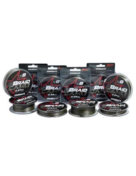 Starbaits Tresse S Braid Camo X8 Starbaits