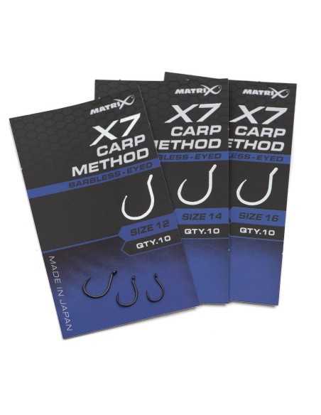 MATRIX HAKEN X7 CARP METHOD EYED BARBLESS MATRIX