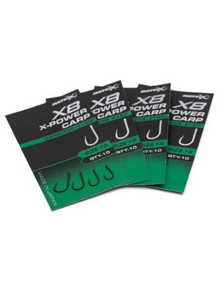 MATRIX HAKEN X8 X-POWER CARP EYED BARBLESS MATRIX