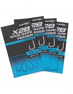 MATRIX HAKEN X2B WIDE GAPE FEEDER SPADE BARBED MATRIX