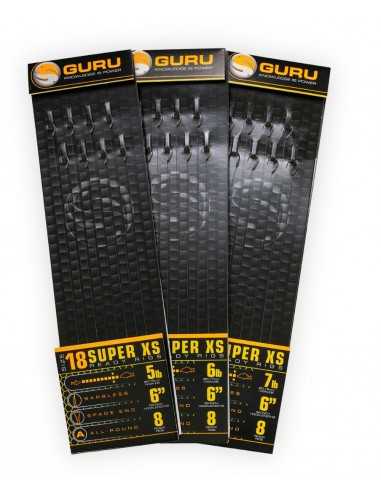 GURU ONDERLIJNEN SUPER XS SPADE POLE RIGS 6" - 15CM GURU