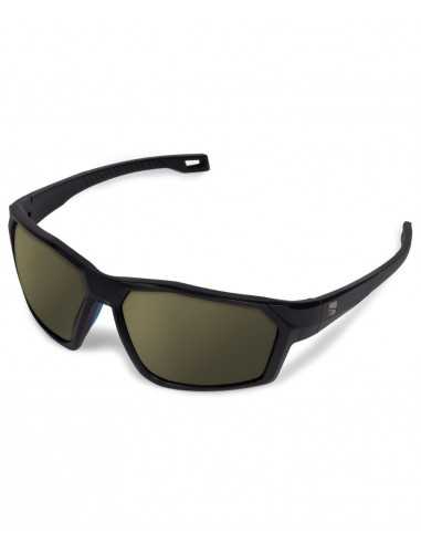 PRESTON LUNETTES ABSOLUTE WRAP SUNGLASSES AMBER BROWN PRESTON