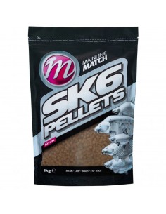MAINLINE SK6 COARSE PELLETS 6MM 1 KG MAINLINE
