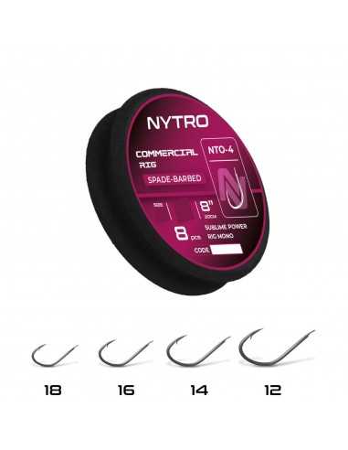 NYTRO ONDERLIJN NTO4 BARBED COMMERCIAL 8"/20CM NYTRO