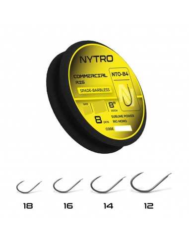 NYTRO BAS DE LIGNE NT-B4 BARBLESS COMMERCIAL 8"/20CM NYTRO