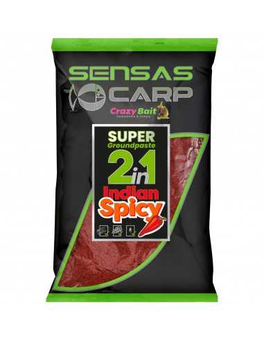 SENSAS GROUNDPASTE 2IN1 INDIAN SPICY 1KG SENSAS