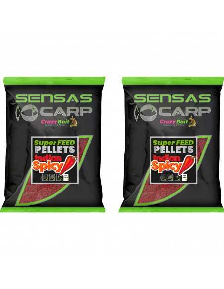 SENSAS SUPER FEED PELLETS INDIAN SPICY SENSAS
