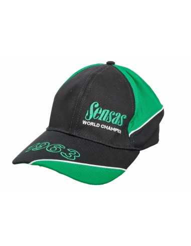 SENSAS CASQUETTE FASHION BLACK & GREEN SENSAS