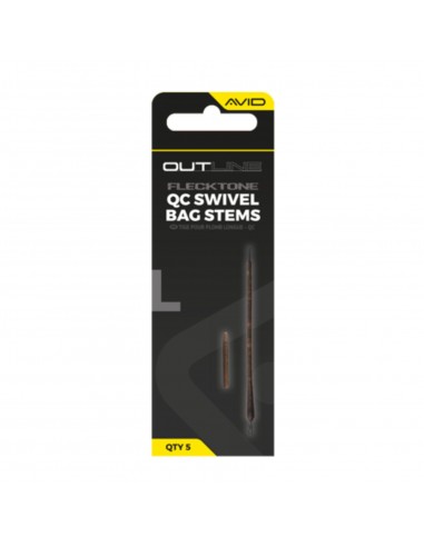AVID CARP OUTLINE FLECKTONE LONG BAG STEM - QC AVID CARP