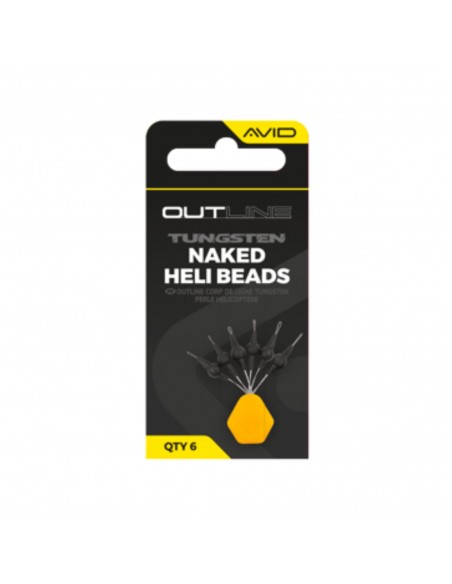 AVID CARP OUTLINE TUNGSTEN NAKED HELI BEADS AVID CARP