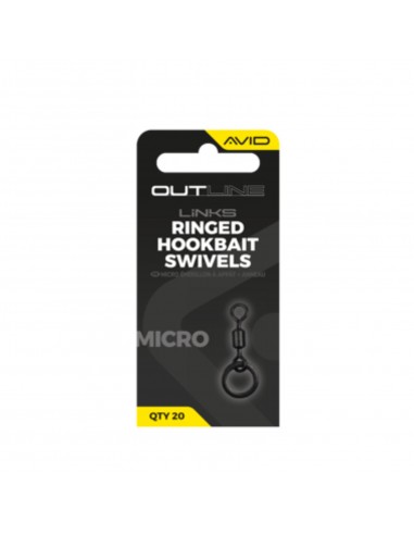 AVID CARP OUTLINE MICRO RINGED HOOKBAIT SWIVEL AVID CARP