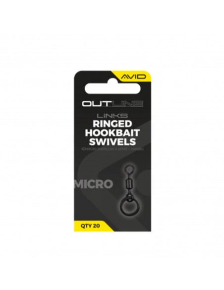 AVID CARP OUTLINE MICRO RINGED HOOKBAIT SWIVEL AVID CARP
