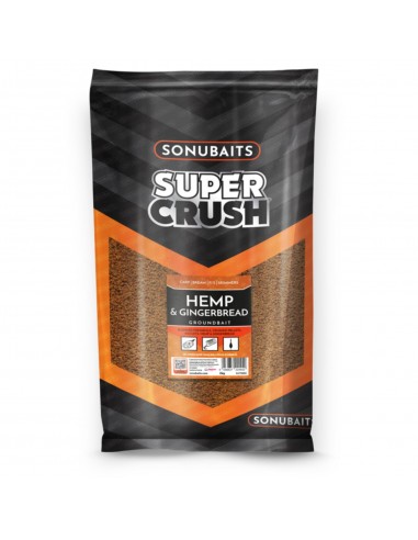 SONUBAITS GROUNDBAITS HEMP & GINGERBREAD 2KG SONUBAITS