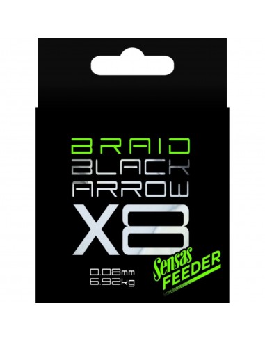 SENSAS BLACK ARROW X8 BRAID 150M SENSAS