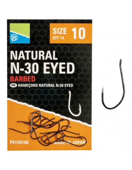 PRESTON HAMEÇON NATURAL N-30 PRESTON