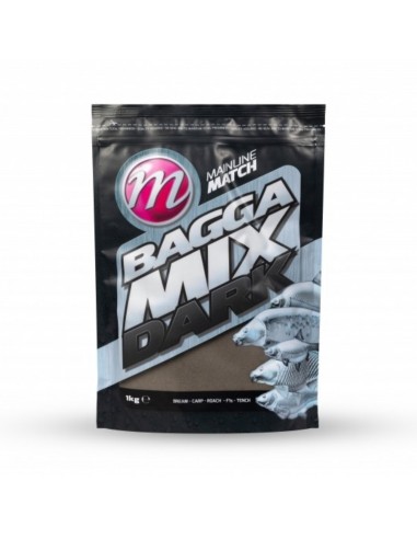 MAINLINE AMORÇE BAGGA MIX DARK GROUNDBAIT 1KG MAINLINE