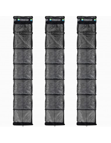 PRESTON LEEFNET TRIPLE 2M50 CARP KEEPNET PACK PRESTON
