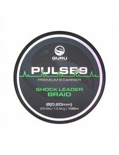 GURU PULSE 9 SHOCK LEADER 0.20MM 100M GURU