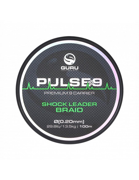 GURU PULSE 9 SHOCK LEADER 0.20MM 100M GURU