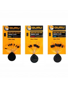 GURU SUPER TIGHT LINE STOPS SQUARED BLACK GURU