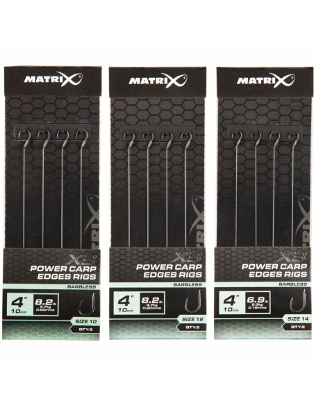 MATRIX X3 POWER CARP EDGE RIGS 10CM MATRIX