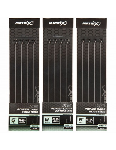 MATRIX X3 POWER CARP EDGE RIGS 15CM MATRIX