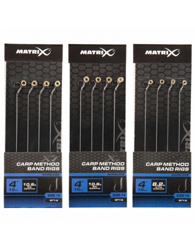 MATRIX X7 CARP METHOD BAND RIGS 10CM MATRIX