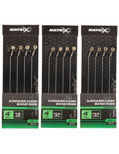 MATRIX X8 X-POWER CARP BAND RIGS 10CM MATRIX