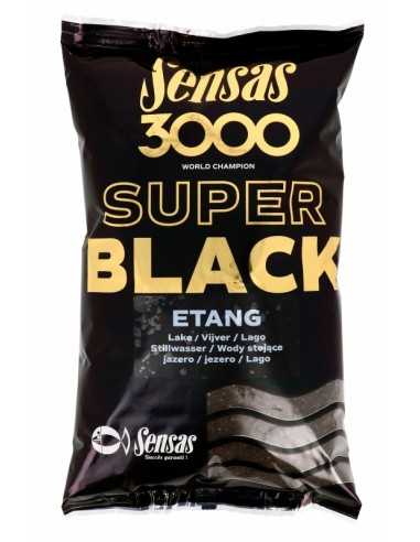 SENSAS LOKAAS 3000 SUPER BLACK VIJVER 1KG SENSAS