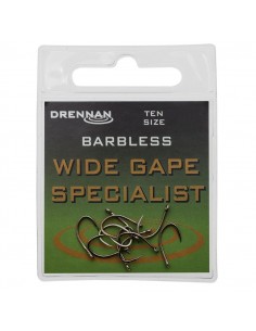 DRENNAN HAKEN WIDE GAPE SPECIALIST HOOKS BARBLESS DRENNAN