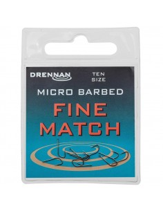 DRENNAN HAMEÇONS FINE MATCH BARBED DRENNAN
