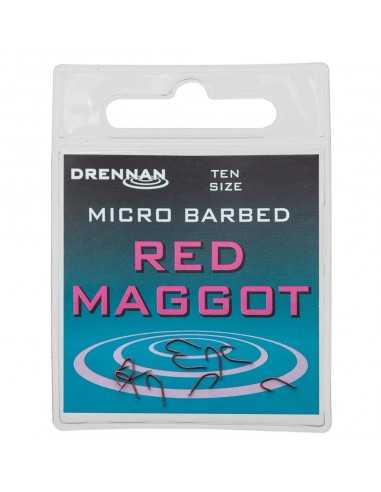 DRENNAN HAMEÇONS RED MAGGOT BARBED DRENNAN