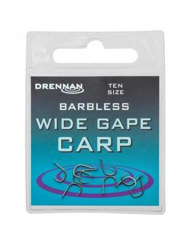 DRENNAN HAKEN WIDE GAPE CARP HOOKS BARBLESS DRENNAN