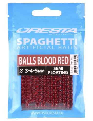 CRESTA SPAGHETTI BALLS BLOOD RED