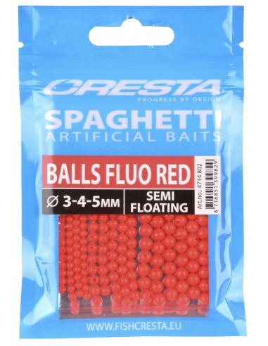 CRESTA SPAGHETTI BALLS FLUO RED