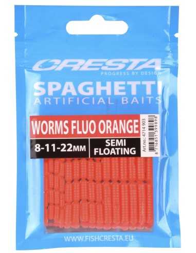 CRESTA SPAGHETTI WORMS FLUO ORANGE