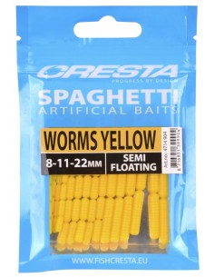 CRESTA SPAGHETTI WORMS YELLOW