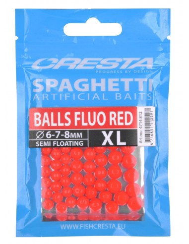 CRESTA SPAGHETTI BALLS XL FLUO RED