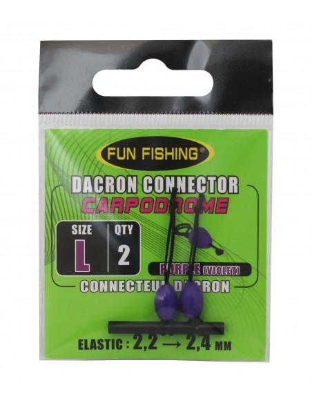 FUN FISHING ELASTIEK CONNECTORS DACRON FUN FISHING